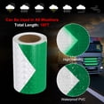 thumbnail image 3 of Uxcell Reflective Tape, Self-Adhesive Trailer Reflector Tape Waterproof Warning Sticker Green-white 4 Inch x 16 Feet, 3 of 6
