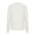 thumbnail image 4 of SEAOPEN Deals Womens Sweaters 2024 Fall V Neck Long Sleeve Hollow Knit Pullover Sweaters for Women White,XXXL, 4 of 5