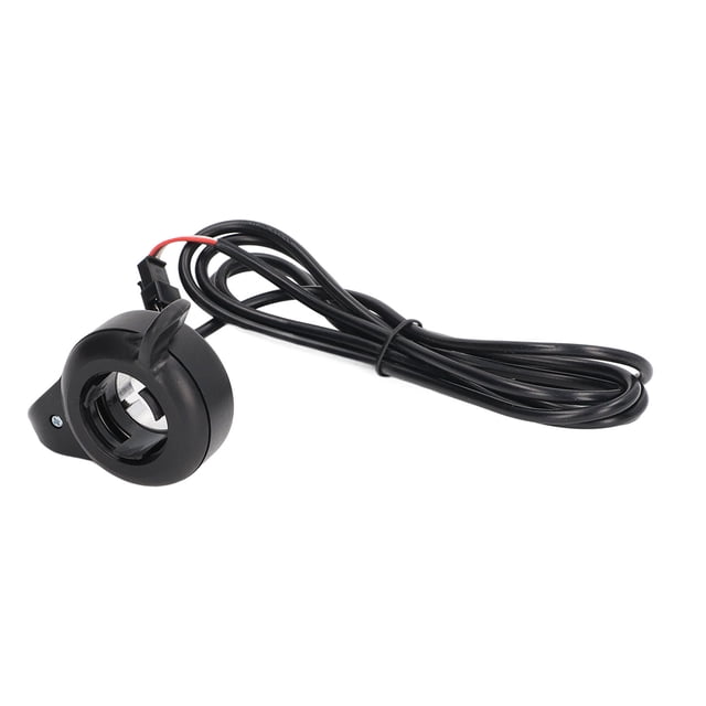 E Bike Thumb Throttle, SM Plug ABS Metal Stable Control E Bike Throttle Low Failure Rate for 60V 72V