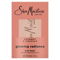 SheaMoisture Bar Soap Coconut & Hibiscus Glowing Radiance, 8 oz