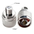 thumbnail image 4 of N-Type Male Plug to F Female Jack RF Adapter Barrel Connector (One Piece), 4 of 4