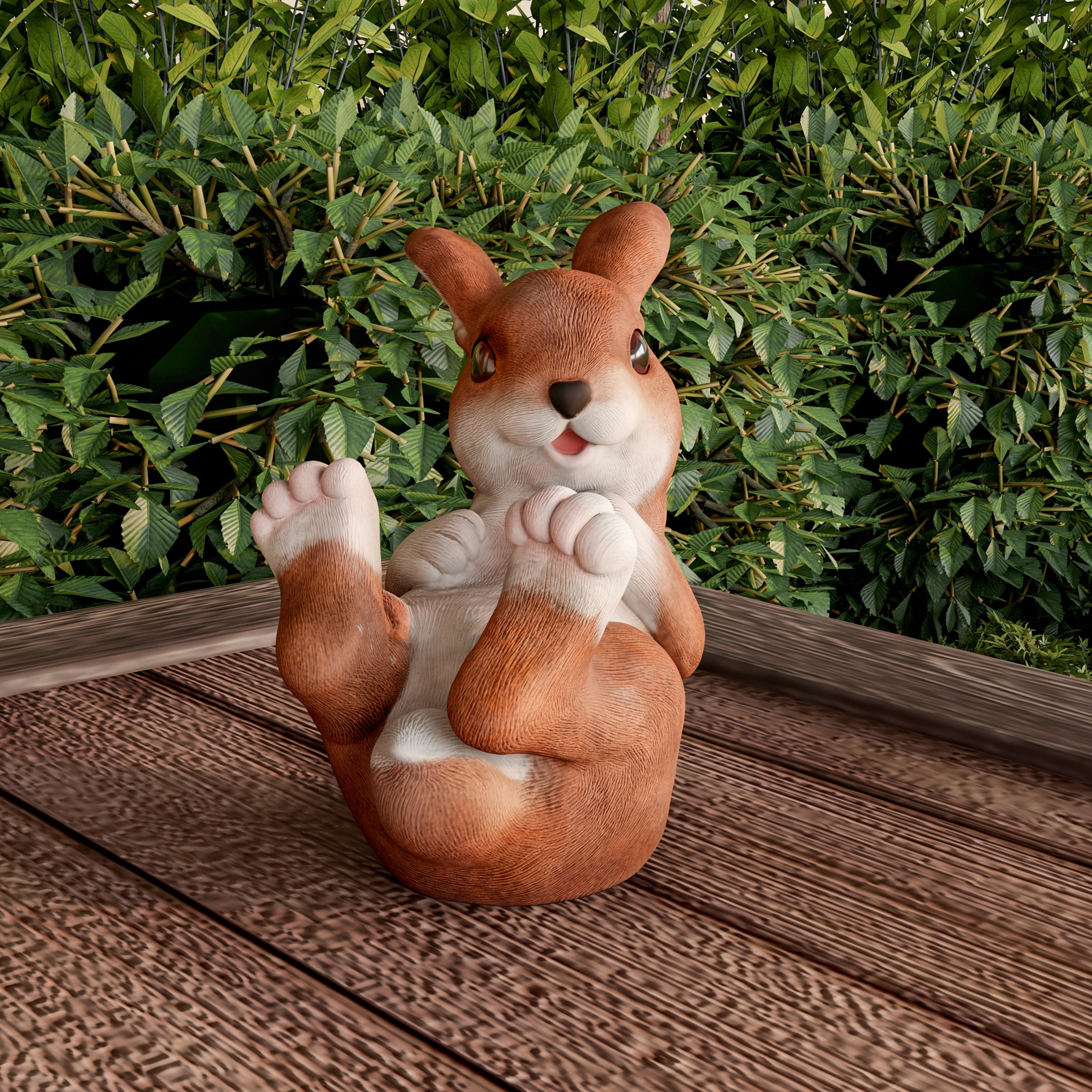 Bunny Rabbit Statue-Resin Animal Figurine