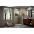 thumbnail image 5 of DreamLine Unidoor-X 30 3/8 in. W x 34 in. D x 72 in. H Frameless Hinged Shower Enclosure in Brushed Nickel, 5 of 11