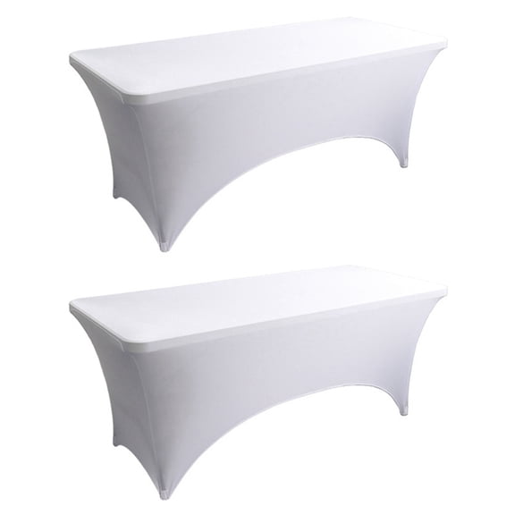 Tablecloths For Rectangular Tablecloths,Stretch Fit Tablecloths White
