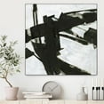 thumbnail image 2 of Giant Art Canvas  30x30 Ode an Kline I Framed in White, 2 of 3