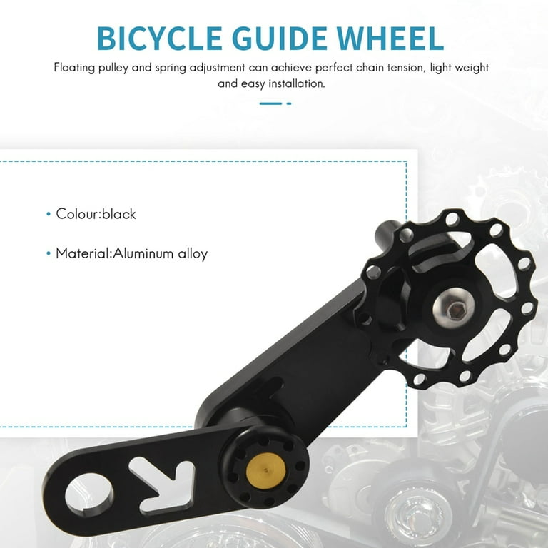 Folding Bike Chain Tensioner Bicycle Guide Wheel Single Speed Rear