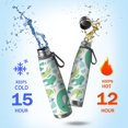 thumbnail image 2 of Modern 29oz Stainless Steel Insulated Thermos with Tea Filter, 360° Printed Travel Bottle, Leakproof BPA-Free Flask with Anti-Slip Base, 304 Inner & 201 Outer, Vacuum Cup, 2 of 6