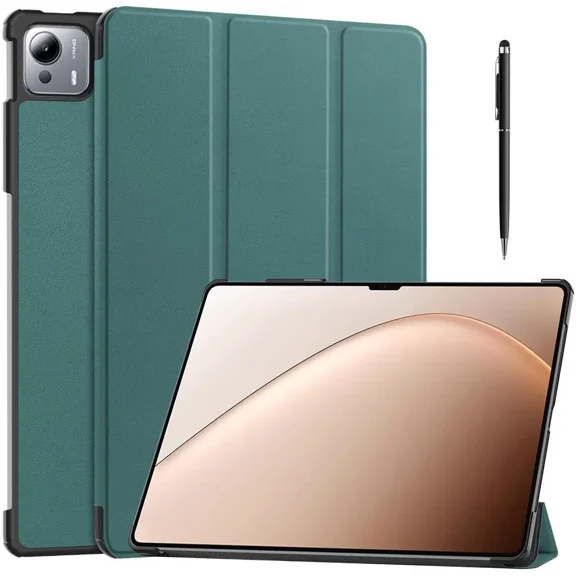 Case for Xiaomi Pad 7 Ultra 14 Inch, Tri fold Slim Lightweight Hard Shell Smart Protective Cover with Multi-Angle Stand, Universal Stylus Pen