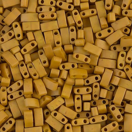 2pcs Tila 5mm Half Cut Mustard