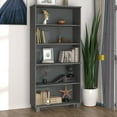 thumbnail image 1 of vidaXL Highboard HAMAR Solid Wood Pine Dark Grey, 1 of 5