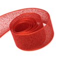 thumbnail image 1 of Papillon Ribbon & Bow R096905-38-0250-50YD 1.5 in. 50 Yards Evergrain Ribbon- Red, 1 of 1
