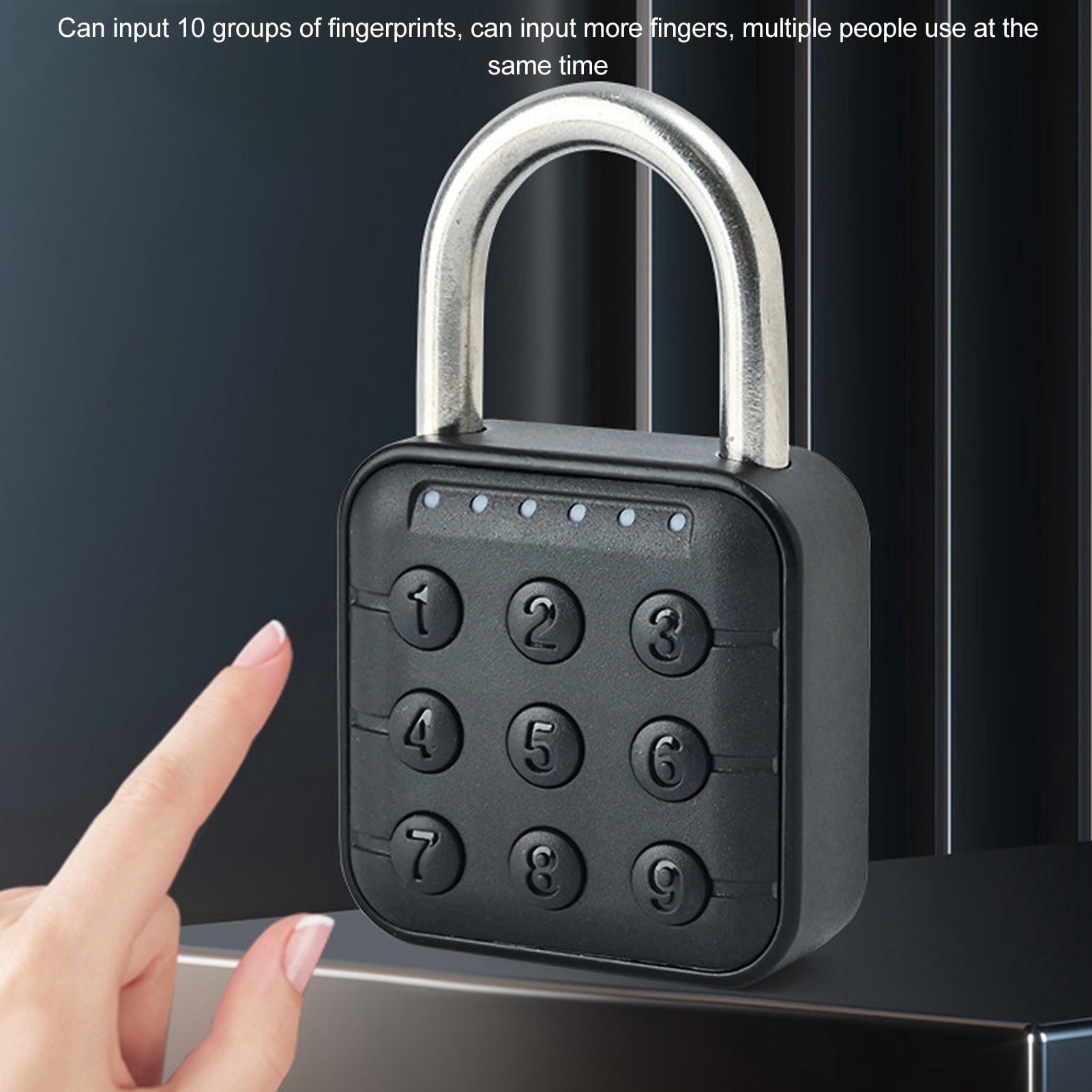 NFTIGB Tuya Smart Password Padlock Keyless Electronic Bluetooth App Control Cabinet Drawer Anti-Theft Lock with Built-in Battery