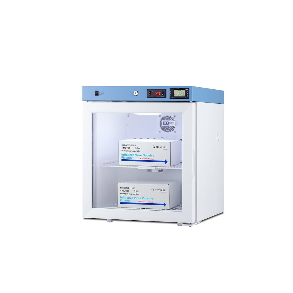 19" Wide Compact Healthcare Refrigerator