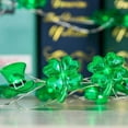 thumbnail image 4 of St Patricks Day Lights Green LED String Lights with Clover Shapes USB Powered Fairy Lights for Home Garden Party Decor(E), 4 of 6
