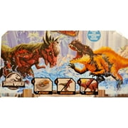 Jurassic World Dino Reveal 2 Dinosaur Toys in Battle Arena, Warm Water Changes Decoration