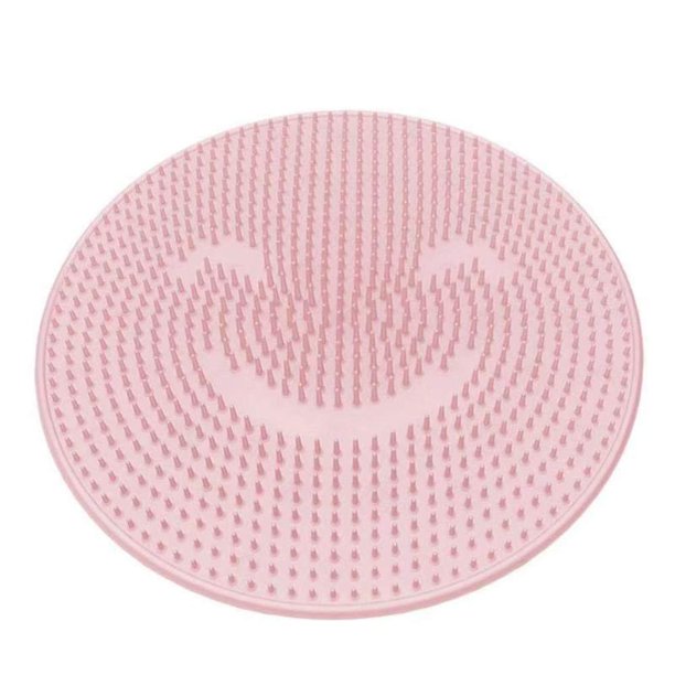 Baño de silicona Masaje Cojín trasero Estera, Ducha Limpiador de pies Depurador Cepillo para pies Masajeador Almohadilla antideslizante Ventosa Exfoliante Piel muerta Estera para pies para S. Afortunado Sencillez