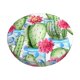 thumbnail image 1 of Balery Flowers and Cactus Fundas de asiento para taburete de bar redondo de tela de terciopelo ajustables que protegen de arañazos y manchas para sillas de 14 a 17 pulgadas.-13 inch, 1 of 7
