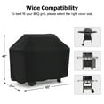 thumbnail image 2 of Grill Cover 65 inch, iCover Polyester Electric Smoker Cover, Convenient Portable Easy On/Off, Dustproof Waterproof for Weber Char-Broil Nexgrill and More Grills, 2 of 5