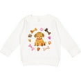 thumbnail image 2 of Inktastic Cute Puppy Valentine with Hearts and Bones Toddler Sweatshirt, 2 of 4