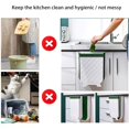 thumbnail image 4 of Basura Plegable Para Colgar En La Cocina, Cubo De Basura Plegable Para Almacenamiento De Residuos, Cubo De Basura Montado En La Pared, Cubo De Basura Para Baño E Inodoro Advancent HA045294-03, 4 of 6