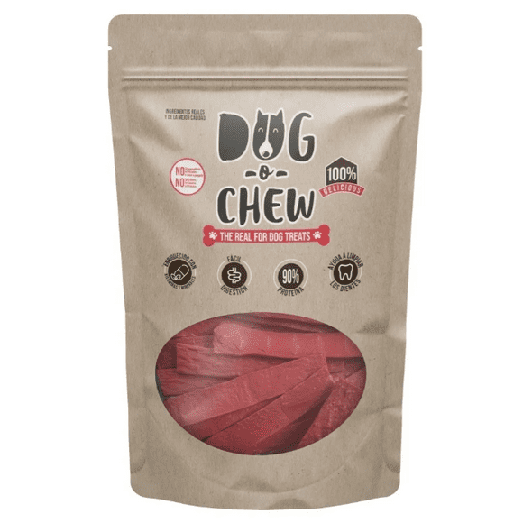 DOG-O-CHEW, Palitos Flexibles Sabor Tocino, Carnaza para Perro, Premio para Perro DOG-O-CHEW FLAT FLEX