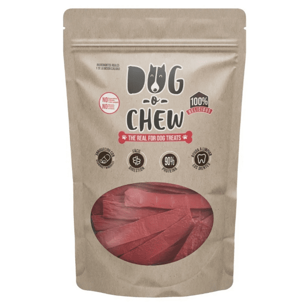 DOG-O-CHEW, Palitos Flexibles Sabor Tocino, Carnaza para Perro, Premio para Perro DOG-O-CHEW FLAT FLEX