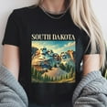 thumbnail image 2 of Majestic South Dakota State Mount Rushmore T-Shirt, Historic American Monument Travel Tee and Keepsake Souvenir, 2 of 8