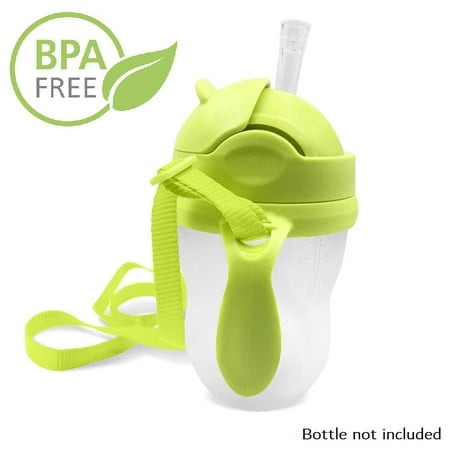 3-in-1 Straw Sippy Cup Conversion Kit for Comotomo Baby Bottles, 5 oz and 8