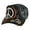 Black/Orange - Peace Sign, variant on Top Headwear Womens Print Adjustable Cadet Cap - Zebra - Studded Paw Print