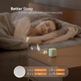 thumbnail image 6 of Dreamegg Portable Noise Soother with 16 Relaxation Sounds, Timer, Travel-Friendly Mini Sound Machine, Green, 6 of 11