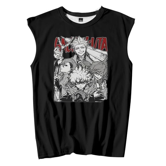 Gachiakuta Anime Tank Tops Unisex Sleeveless Vest Women Men Outdoor Streetwear Harajuku Tops