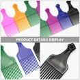 thumbnail image 5 of LHXC  6Pcs Long Tooth Combs Smooth Hair Picks Beard PP Hair Combs Hair Styling Tools, 5 of 6