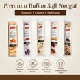 thumbnail image 2 of Sir Charles Soft Nougat Bars With Soft & Chewy Texture- Italian Nougat Candy with Nuts & Fruits For Snack Trays, Dessert Platters & Sweet Sharing- Fruit Nougat Candy For Parties- 5 Pack Variety, 2 of 7
