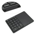 thumbnail image 3 of 22 Keys Cordless Numeric Keypad, BT 4.2 2.4G Cordless Number Pad with Touchpad, Portable Financial Accounting Number Keyboard, for Laptop PC Desktop Notebook, 3 of 7