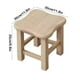 thumbnail image 3 of Muebles de oficina para el hogar Taburete pequeño de madera maciza Mesa de centro para sala de estar Taburete bajo Taburetes pequeños de madera maciza Cuadrados, 3 of 6