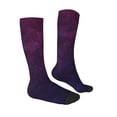 thumbnail image 4 of Lsque Black Dark Blue Purple Printed Crew Socks Men's Women's LightWeight Thin Casual Calf Socks ,Knee High Socks,Cotton Socks, 4 of 9