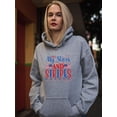 thumbnail image 2 of Oh My Stars And Stripes Hoodie Women -Image by Shutterstock, Female Small, 2 of 4