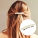thumbnail image 5 of Pinzas para el cabello pequeñas y planas para mujer, pinzas para accesorios para el cabello fino, paquete de 8, 5 of 5