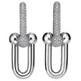 thumbnail image 1 of Versatile Horseshoe-shaped Earrings A Stylish Jewelry Accessory That Elevates Your Fashion Statement, 1 of 4