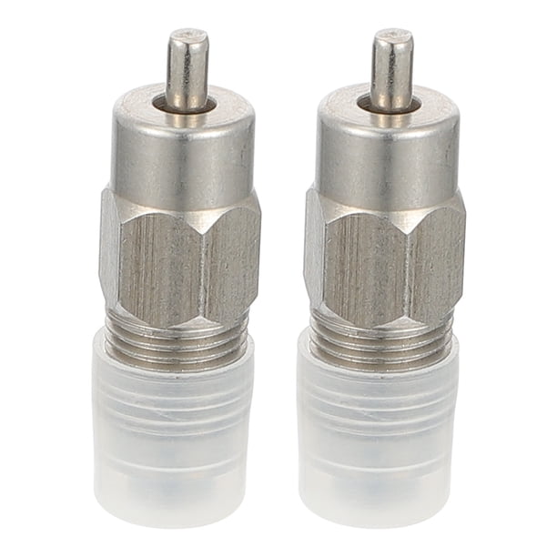 2 bebederos prácticos para pollos, de acero inoxidable, con grifo para beber.