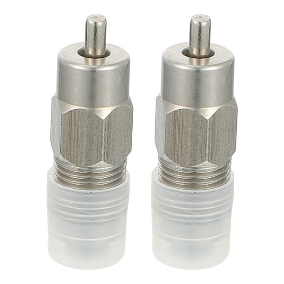 2 bebederos prácticos para pollos, de acero inoxidable, con grifo para beber.