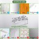 thumbnail image 4 of Toallero de papel con estante, estante de almacenamiento para cocina y baño sin taladrar, estante de almacenamiento de acero inoxidable oso de fresa Electrónica, 4 of 5