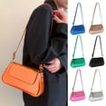 thumbnail image 2 of PENGXIANG Sac à Main pour Femmes Surface Brillante Grande Capacité Rabat Résistant à l'Usure Anti-Rayures Collocation Quotidienne Confortable Mode Sac à Bandoulière Simple Accessoires de Mode, 2 of 11