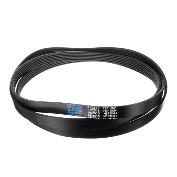 6PK2515 V-Ribbed Belt 6 Ribs 2515mm Length x 21mm Width x 5mm Height, EPDM Micro V Serpentine Belt