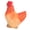 D., variant on Tabletop Wooden Chicken Figurine Decor, Painted Carved Farmhouse Accent for Shelf Corners, Desk or Home Display