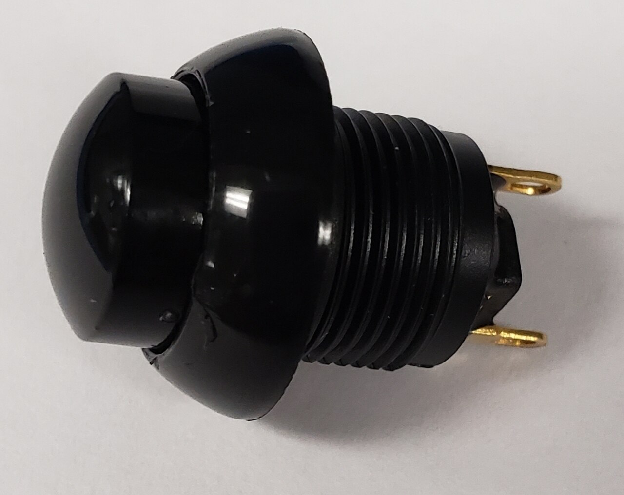 P9M211122 Otto Latching OnOff Sealed Push Button Switch,Raised Black