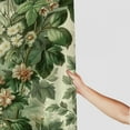 thumbnail image 3 of Orinice Ambesonne Green Shower Curtain, Retro Jungle Flowers Huddle with Leaves Nostalgia Colors Farmhouse Boho, Cloth Fabric Bathroom Decor Set with Hooks, Grey Yellow Laurel Green 69x72, 3 of 7