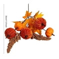thumbnail image 6 of Sylvtty Halloween Artificial Pumpkin Branches Faux Fall Pumpkin Bouquet Fake Pumpkin Maple Leaf Picks for Harvest Thanksgiving Floral Arrangement Tabletop Centerpiece, 6 of 7