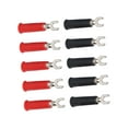 thumbnail image 3 of Kozecal Fork Spade Wire Connectors,10Pcs 4mm U/Y Type Electrical Crimp Terminals Insulated Fork Spade Wire Connectors For Banana Plug Multimeter,Y Type Electrical Crimp Terminals, 3 of 8