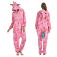 thumbnail image 1 of Pijamas de franela con dibujos de dinosaurios, pijamas de animales, pijamas de pareja, ropa de hogar para hombres y mujeres, 1 of 6